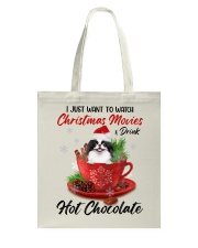 Hot Chocolate - Japanese Chin 2 Tote Bag tile