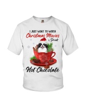Hot Chocolate - Japanese Chin 2 Youth T-Shirt tile