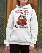 Hot Chocolate - Japanese Chin 2 Hooded Sweatshirt apparel-hooded-sweatshirt-lifestyle-03