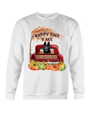Pumpkin House - BLACK German Shepherd Crewneck Sweatshirt tile
