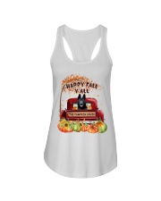 Pumpkin House - BLACK German Shepherd Ladies Flowy Tank tile