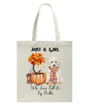 Fall And - Toy Poodle Tote Bag tile
