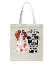 Father Day - Cavalier King Charles Spaniel Dog Tote Bag tile