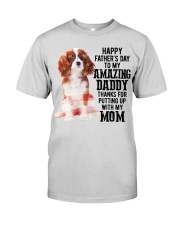 Father Day - Cavalier King Charles Spaniel Dog Premium Fit Mens Tee tile