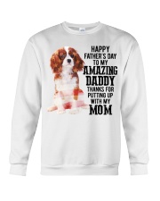Father Day - Cavalier King Charles Spaniel Dog Crewneck Sweatshirt tile