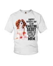 Father Day - Cavalier King Charles Spaniel Dog Youth T-Shirt tile