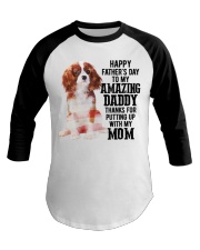 Father Day - Cavalier King Charles Spaniel Dog Baseball Tee tile