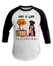Fall And - labrador 5 Baseball Tee tile