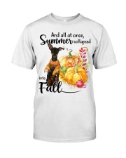 Into Fall - Miniature Pinscher 2 Classic T-Shirt front