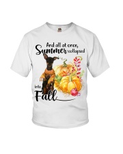 Into Fall - Miniature Pinscher 2 Youth T-Shirt tile