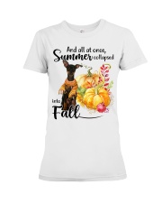 Into Fall - Miniature Pinscher 2 Premium Fit Ladies Tee tile