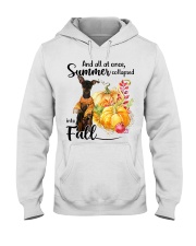 Into Fall - Miniature Pinscher 2 Hooded Sweatshirt tile