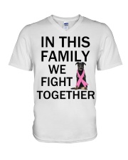 Fight Together - Beauceron V-Neck T-Shirt tile
