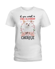 Relationship - Chorkie Ladies T-Shirt tile
