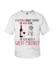 She Also Needs - Great Pyrenees Youth T-Shirt tile