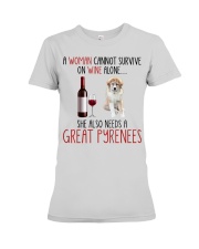 She Also Needs - Great Pyrenees Premium Fit Ladies Tee tile
