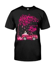 LBN October Pink Truck Boston Terrier 1 Classic T-Shirt front