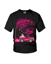 LBN October Pink Truck Boston Terrier 1 Youth T-Shirt tile