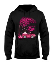 LBN October Pink Truck Boston Terrier 1 Hooded Sweatshirt tile