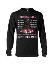 Thanks Mom - BLACK Miniature Poodle Long Sleeve Tee tile