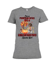 Pumpkin Girl - German Shorthaired Pointer Premium Fit Ladies Tee tile