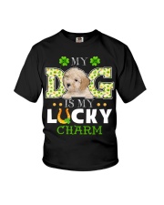 Lucky Charm - CREAM Toy Poodle Youth T-Shirt tile