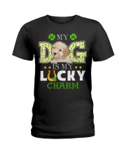 Lucky Charm - CREAM Toy Poodle Ladies T-Shirt tile