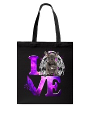 Heaven Love - Grey French Bulldog Tote Bag tile