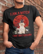 Karma - GOLD Morkie Classic T-Shirt apparel-classic-tshirt-lifestyle-26