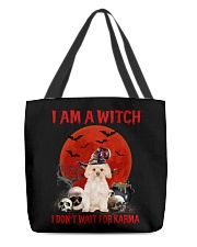 Karma - GOLD Morkie All-Over Tote tile