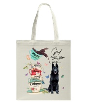 Chosen - BLACK German Shepherd Tote Bag tile