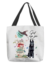 Chosen - BLACK German Shepherd All-Over Tote tile