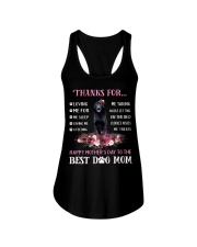 Thanks Mom - BLACK German Shepherd Ladies Flowy Tank tile