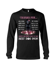 Thanks Mom - BLACK German Shepherd Long Sleeve Tee tile