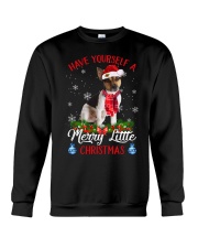 Little Christmas - Rat Terrier 2 Crewneck Sweatshirt tile