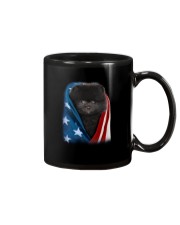 American flag - Pomeranian 3 Mug tile