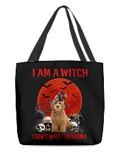 Karma - RED Goldendoodle All-Over Tote tile