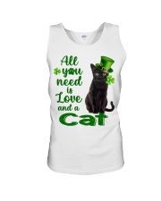 Lucky Need - BLACK Cat Unisex Tank tile