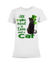 Lucky Need - BLACK Cat Premium Fit Ladies Tee tile