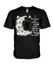 Rest Of Mine - BLACK Labrador 1 V-Neck T-Shirt tile