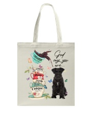 Chosen - BLACK Miniature Schnauzer Tote Bag tile