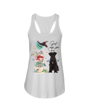 Chosen - BLACK Miniature Schnauzer Ladies Flowy Tank tile