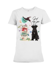 Chosen - BLACK Miniature Schnauzer Premium Fit Ladies Tee tile