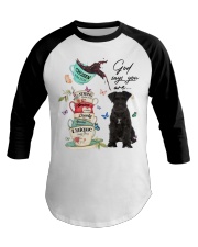 Chosen - BLACK Miniature Schnauzer Baseball Tee tile