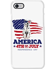 American 4th july - Dalmatian Phone Case tile