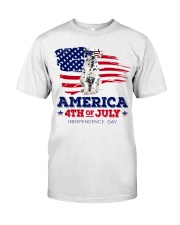 American 4th july - Dalmatian Classic T-Shirt front