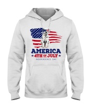 American 4th july - Dalmatian Hooded Sweatshirt tile