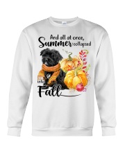 Into Fall - BLACK Morkie Crewneck Sweatshirt tile