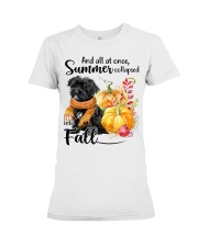 Into Fall - BLACK Morkie Premium Fit Ladies Tee tile