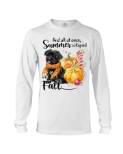 Into Fall - BLACK Morkie Long Sleeve Tee tile